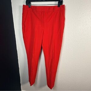White House Black Market Red Ankle Pants